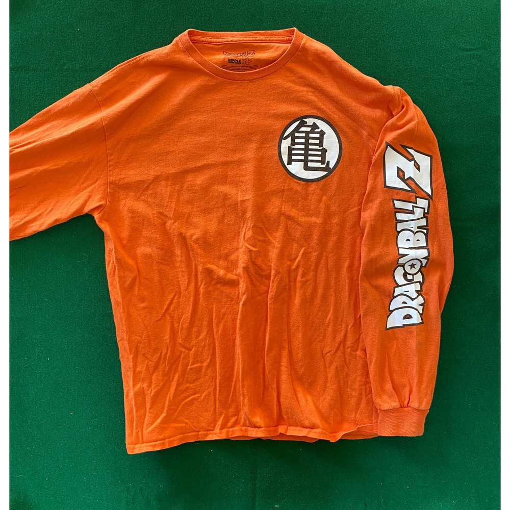 Dragon Ball Z KAME SYMBOL W/ LOGO LS CREW Long Sleeve Shirt Officially Licensed